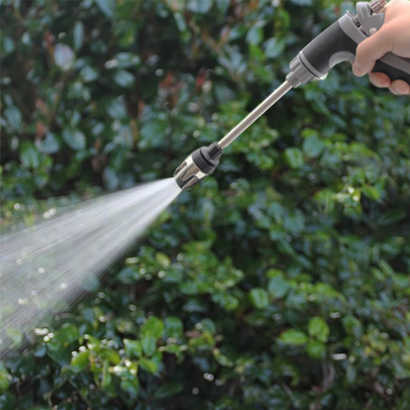 Daniel B. using the Hose Hawk Spray